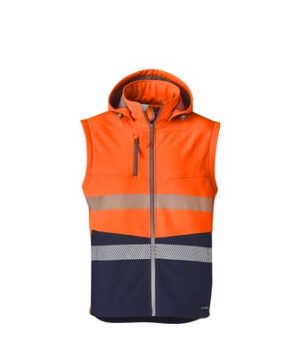 The Syzmik Streetworx 2 in 1 Stretch Softshell is a bonded polyester, 330gsm softshell jacket. 2 colours. XXS - 7XL. Great hi vis softshells and workwear from Syzmik.