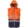 ZJ453 Syzmik Streetworx 2 in 1 Stretch Softshell – Orange/Navy