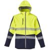 ZJ453 Syzmik Streetworx 2 in 1 Stretch Softshell Jacket – Hi Vis Yellow/Navy