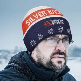 The TRENDS Cordova Custom Knitted Beanie is a fully customised jacquard knitted acrylic beanie with folded cuff.  Embroidery also available.  Great branded beanies.