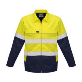 The Syzmik Hi Vis Cotton Drill Jacket is a 310gsm cotton drill jacket.  Cotton drill outer, cotton flannel lining.  2 colours.  XXS - 7XL. Great hi vis jackets from Syzmik.