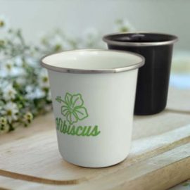 The TRENDS Bendigo Enamel Tumbler is a durable 230ml stainless steel tumbler with enamel finish. 2 colours. Great branded enamel drinkware from TRENDS.