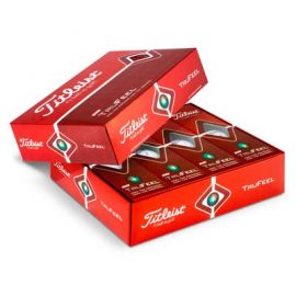 The Titleist TruFeel Golf Balls are Titleist softest golf balls.  Boxes of 3 in a box of 12.  White balls.  Great branded golf balls brought to you by TRENDS.