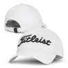 The Titleist Tour Performance Cap is a 6 panel cap with pre curved peak.  Moisture wicking performance material.  2 colours.  Embroidered.  Great golf caps.