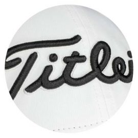 The Titleist Tour Performance Cap is a 6 panel cap with pre curved peak.  Moisture wicking performance material.  2 colours.  Embroidered.  Great golf caps.
