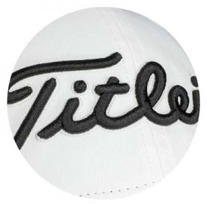 The Titleist Tour Performance Cap is a 6 panel cap with pre curved peak. Moisture wicking performance material. 2 colours. Embroidered. Great golf caps.