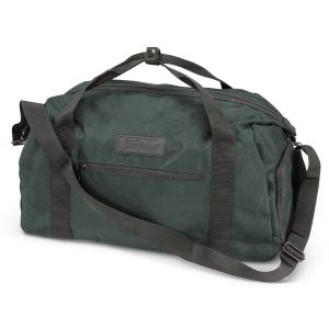 The Titleist Players Boston Bag is a charcoal, durable bag. Perfect for carry-on luggage. Embroidery available on the front pocket. Great branded golf players bags.