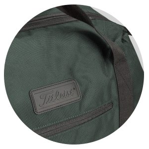The Titleist Players Boston Bag is a charcoal, durable bag. Perfect for carry-on luggage. Embroidery available on the front pocket. Great branded golf players bags.