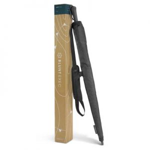The BLUNT Exec Umbrella is a large, full length street umbrella.  Sized for 2 people.  High end.  2 colours.  Great branded corporate umbrellas.