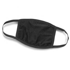The TRENDS Reusable 3-Ply Cotton Face Mask is a reusable face mask made from 130gsm cotton and spandex.  Black.  Branded in 2 positions.  Printed face masks for you and your team.