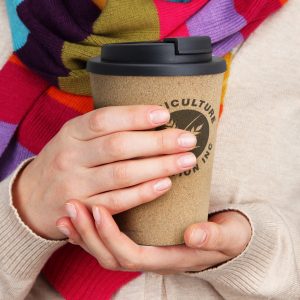 The TRENDS Oakridge Double Wall Cup is a eco inspired 350ml reusable double wall coffee cup.  Great printed drinkware from TRENDS.