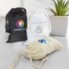 The TRENDS Cotton Gift Bag is a small drawstring gift bag, made from 120gsm cotton.  3 colours.  Great branded gift bags from TRENDS.