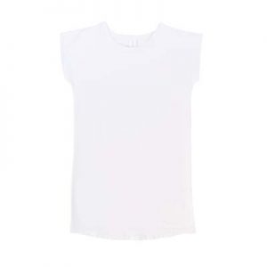 The Baby Blanks T-Shirt Dress is a 190gsm mid weight tshirt dress for girls 2 - 12.  3 colours.  Great printable kids clothing from Baby Blanks.