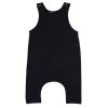 BBSR Baby Blanks Slouch Romper – Black