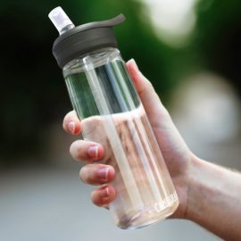 The Camelbak Eddy Bottle 750ml is a lightweight and durable drink bottle from a global leading brand.  5 colours.  Great co branded promo products.