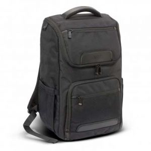 The Swiss Peak Voyager Laptop Backpack is a smart corporate backpack, with large compartment and 2 slip pockets.  Embroidery available.
