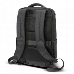 The Swiss Peak Voyager Laptop Backpack is a smart corporate backpack, with large compartment and 2 slip pockets.  Embroidery available.