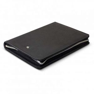 The Swiss Peak Heritage A5 Portfolio is made from premium Italian PU.  Zip closure.  Engraving and full colour branding available.