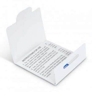 The TRENDS Sunburn Alert stickers are a pack of 4 stickers that alert when sunscreen needs to be reapplied.  Full colour branding on packaging.