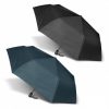 The PEROS Economist Umbrella is a high end folding umbrella.  8 panel.  3 stage steel shaft.  Navy or Black.  Print or transfer available.