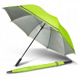 The PEROS Eagle Umbrella is a great hi vis coloured umbrella.  Ideal for safety conscious workplaces.  Hi Vis Yellow.  Print and transfer branding available.