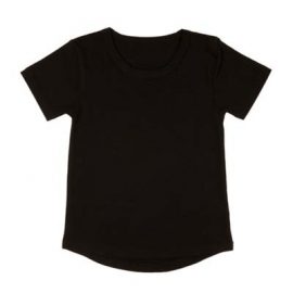 The Baby Blanks Kids Long Back Tee is a great 190gsm midweight, cotton and elastane tee.  Longer back.  9 colours.  Made to print on - retail quality.