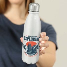 The TRENDS Mirage Aluminium Bottle is a classic 750ml aluminium drink bottle.  Timeless Design. 9 colours.  Ready to print with your logo.