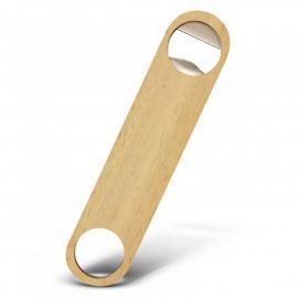 The TRENDS Napa Bottle Opener is a classic stainless steel bottle opener with rubberwood casing.  Laser engraving or printing available with your logo.