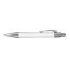 The TRENDS Zurich Pen is a retractable plastic ball pen.  In white with chrome trim.  Great branded pens for you and your business, clients and more.
