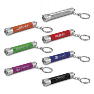 The TRENDS Titan Torch Key Ring is an aluminium mini torch on a handy key ring.  7 colours.  Laser Engraves to White.
