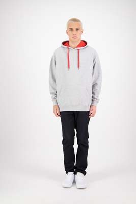 The Cloke Got Colour Hoodie is a custom coloured hoodie - contrast your hood lining and cords to match your brand colours.  XS - 5XL