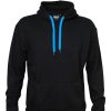 dch-Cloke Colour Me Hoodie blackaqua-front
