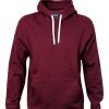dch Cloke Colour Me Hoodie maroonwhite-front