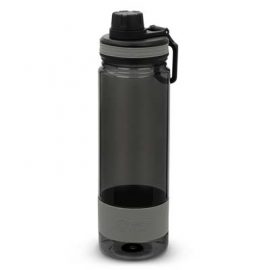 The Swiss Peak Tritan Bottle is a 750ml water bottle.  Made from tritan and is BPA free.  Secure screw lid with flip closure and carry handle.