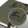 The TRENDS Premier Notebook with Pen is a medium size notebook with hard cover.  Paired with the panama pen.  9 colour options.