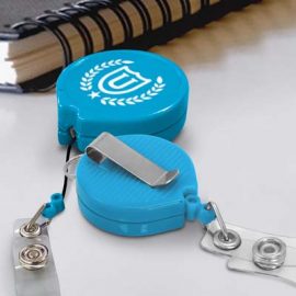 The TRENDS Alta Retractable ID Holder is an ID holder that retracts with reliable steel spring.  12 colours.  Full colour branding available.