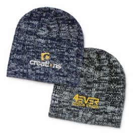 The TRENDS Fresno Heather Knit Beanie is a cable knitted acrylic beanie.  2 tone fleck.  2 colours available.  Embroidered on the front.