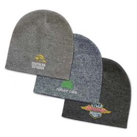 The TRENDS Commando Heather Knit Beanie is a warm close fitting beanie.  3 colours.  Great embroidered beanies to keep you warm this winter.