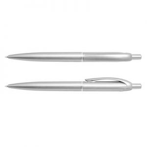 The TRENDS Gem Pen is a retractable plastic ball pen with metallic barrel. 12 colours. Great branded pens. Black Ink.