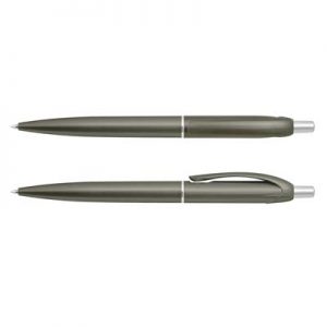 The TRENDS Gem Pen is a retractable plastic ball pen with metallic barrel. 12 colours. Great branded pens. Black Ink.