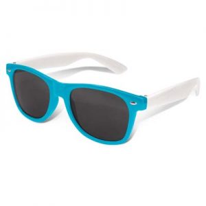 The TRENDS Malibu Premium Sunglasses are retail quality fashion glasses with impact resistant polycarbonate frame.  White arms, coloured frames.