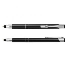 The TRENDS Panama Stylus Pen is a retractable aluminium ball pen with shiny barrels.  Stylus and Black Ink.  13 colours. 
