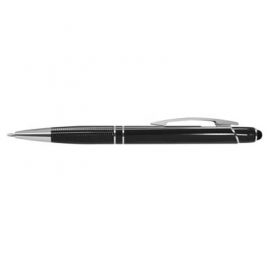 The TRENDS Dream Stylus Pen is a retractable aluminium ball pen with shiny barrel.  4 colours.  Printed or engraved.  Black ink.