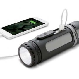 The Swiss Peak 4 in 1 Speaker is an essential multi purpose device for camping, tramping, hunting, BBQ's and beach.  Black/Grey.