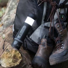 The Swiss Peak 4 in 1 Speaker is an essential multi purpose device for camping, tramping, hunting, BBQ's and beach.  Black/Grey.