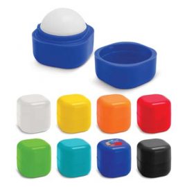 The TRENDS Prima Lip Balm Ball is a trendy lip balm ball in smart square case.  8 colours.  Pleasant fragrance.  Ingredients label.