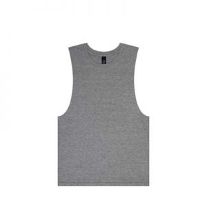 The Cloke Big Air Tank is a singlet with large armholes & raw edges. In 4 colours. Up to size 5xl. Great branded singlets.