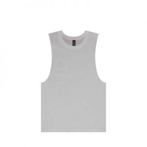 The Cloke Big Air Tank is a singlet with large armholes & raw edges. In 4 colours. Up to size 5xl. Great branded singlets.