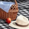 The Trends Dakota Picnic Blanket is a Black/Grey picnic blanket that folds into compact unit.  3 branding options.  Great branded picnic blankets.