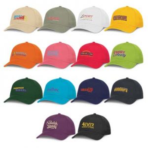 The TRENDS Falcon Cap is a premium quality, 6 panel cap.  Heavy brushed cotton.  Embroidered eyelets.  14 colours.  Embroidery.